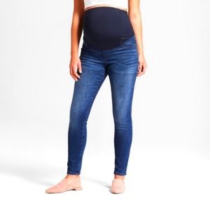 Blue Savvy Women's Maternity Waistband Jeans Pants
